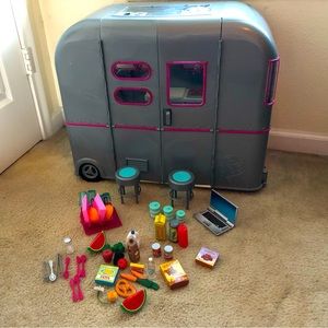 OG Doll camper and accessories